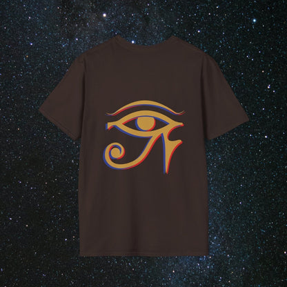 MindLight Ancestral Echoes Unisex Softstyle T-Shirt - MindLight Apparel - MindLight Ancestral Echoes Unisex Softstyle T-Shirt - Metro Blue - M -