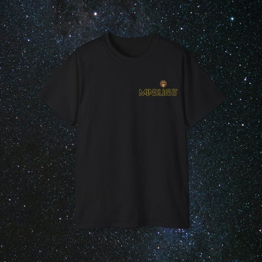 MindLight - Golden Unisex Ultra Cotton Tee - MindLight Apparel - MindLight - Golden Unisex Ultra Cotton Tee - Black - S -