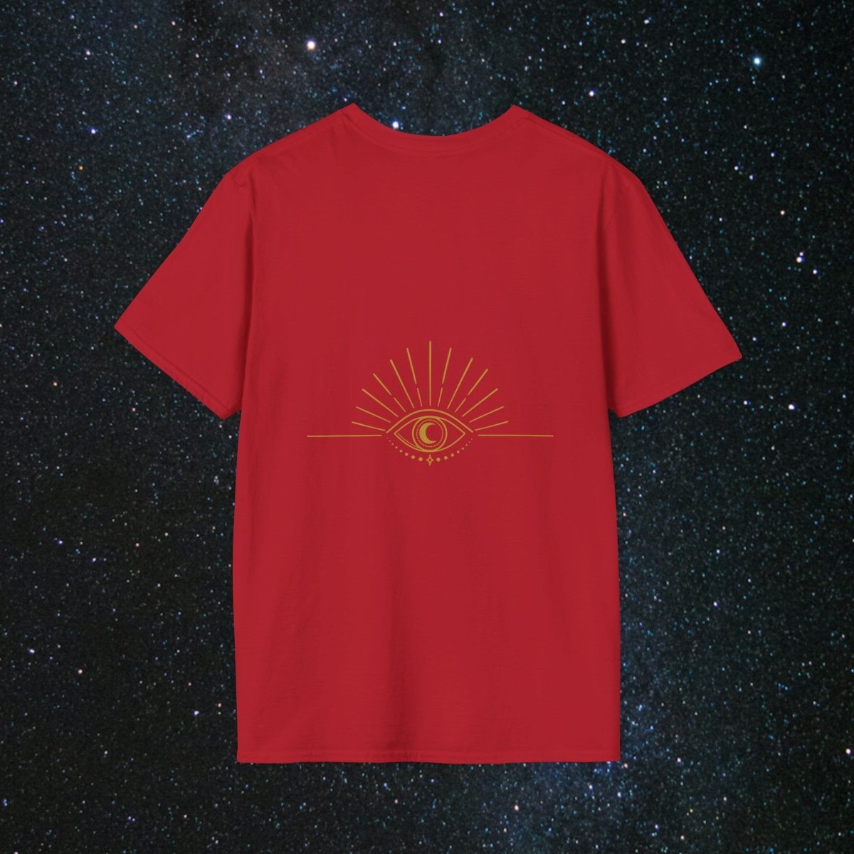 MindLight SoulGleam Unisex Softstyle T-Shirt - MindLight Apparel - MindLight SoulGleam Unisex Softstyle T-Shirt - Cherry Red - S -