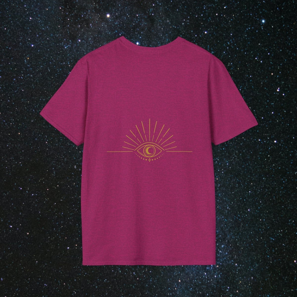 MindLight SoulGleam Unisex Softstyle T-Shirt - MindLight Apparel - MindLight SoulGleam Unisex Softstyle T-Shirt - Cherry Red - S -