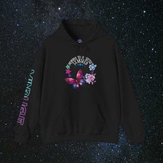 MindLight Starseed Momma Hoodie - MindLight Apparel - MindLight Starseed Momma Hoodie - Black - S -