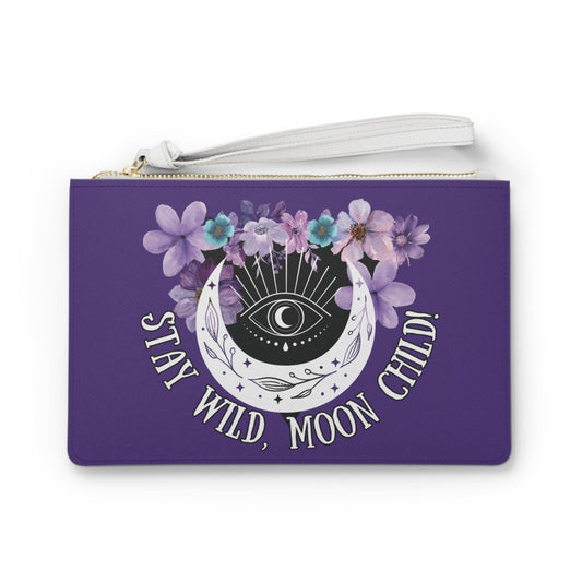 Moon Child Clutch Bag (Purple) - MindLight Apparel - Moon Child Clutch Bag (Purple) - One size - -