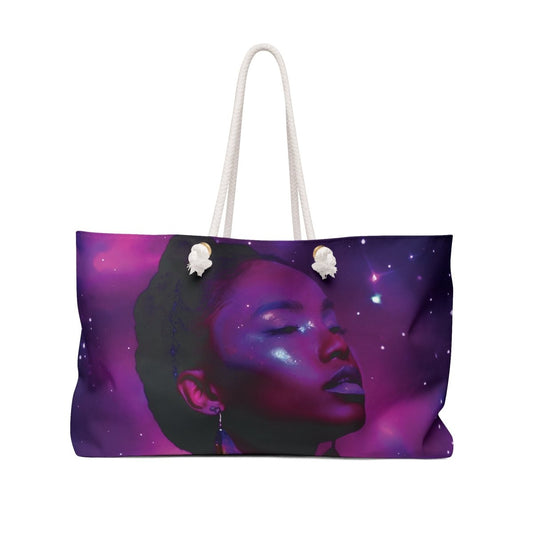 'Neon Goddess' Weekender Bag - MindLight Apparel - 'Neon Goddess' Weekender Bag - 24" × 13" - -