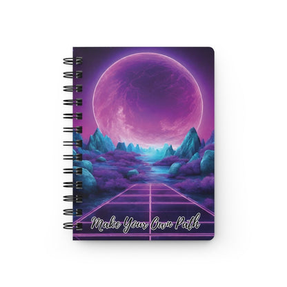 'Neon Journey' Spiral Notebook - MindLight Apparel - 'Neon Journey' Spiral Notebook - One Size - 