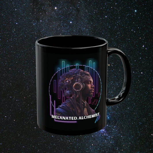 NoirAlchemy Glow - Transmute Black Mug - MindLight Apparel - NoirAlchemy Glow - Transmute Black Mug - 11oz - -