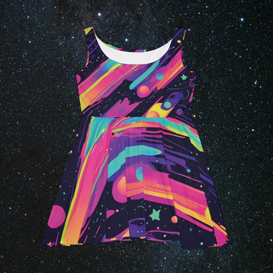 Outta This World Women's Skater Dress - MindLight Apparel - Outta This World Women's Skater Dress - XS - -