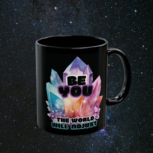 Shine Bright Black Mug - MindLight Apparel - Shine Bright Black Mug - 11oz - 