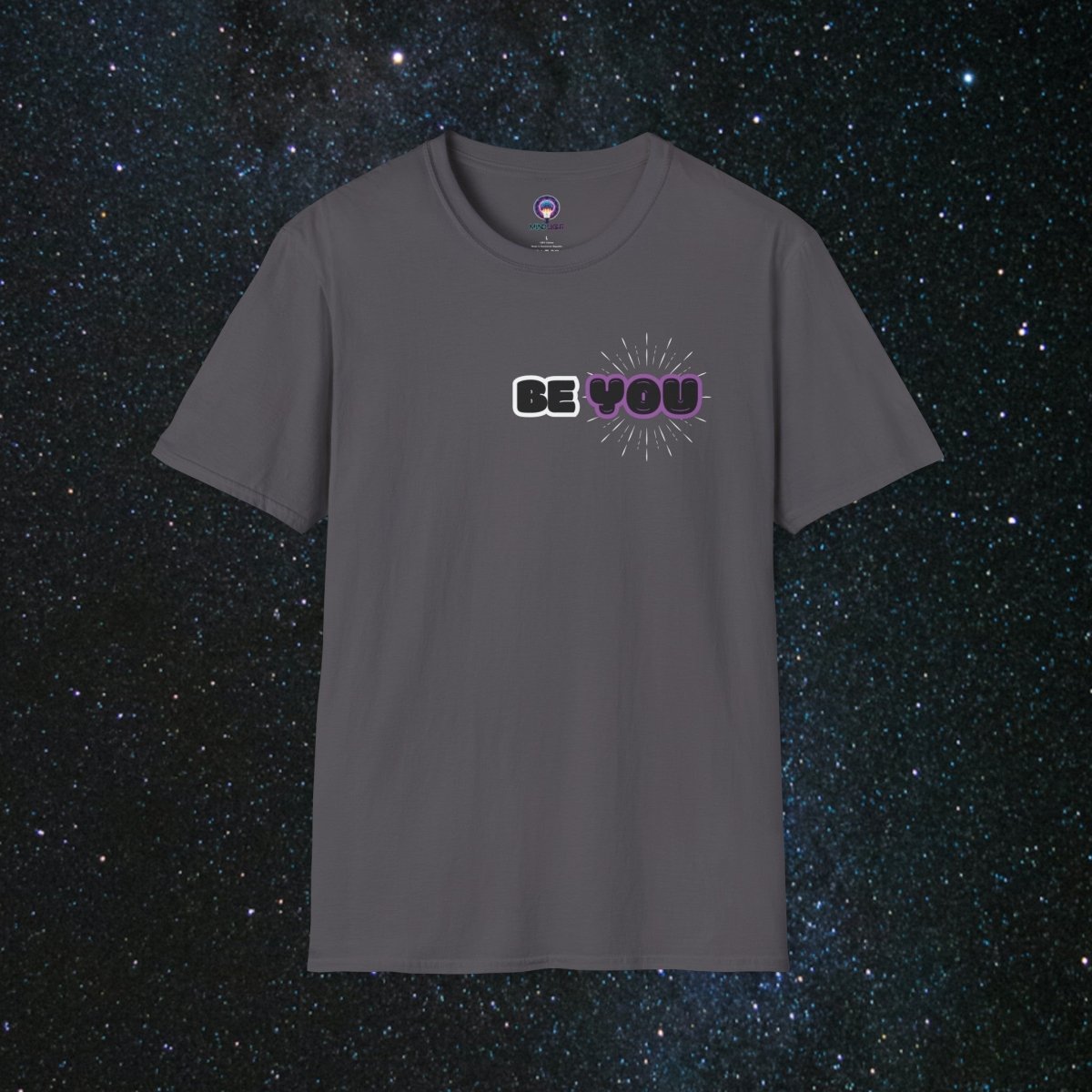 Shine Bright - Minima Unisex Softstyle T-Shirt - MindLight Apparel - Shine Bright - Minima Unisex Softstyle T-Shirt - Charcoal - XS -
