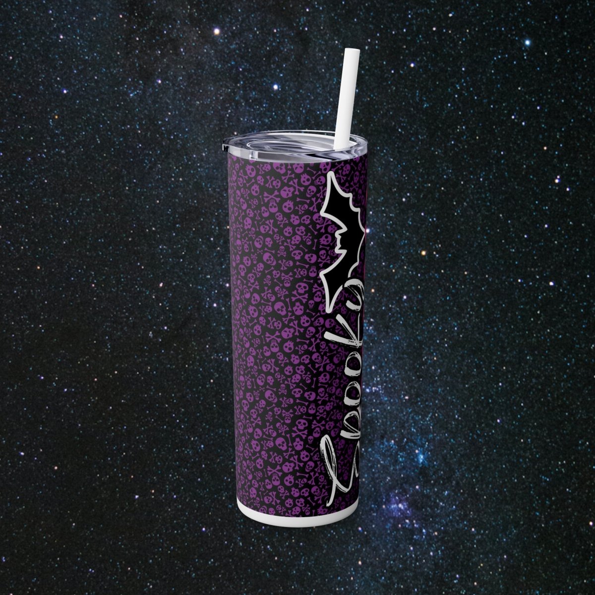 Spooky Mama Glossy Tumbler - MindLight Apparel - Spooky Mama Glossy Tumbler - Glossy - White - 