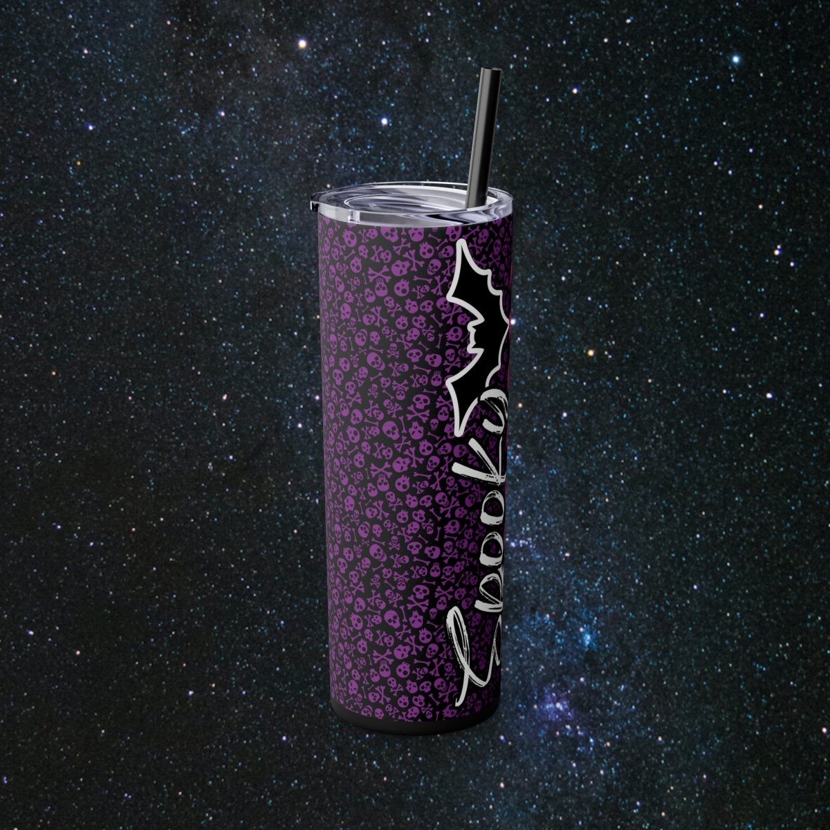 Spooky Mama Glossy Tumbler - MindLight Apparel - Spooky Mama Glossy Tumbler - Glossy - White - 