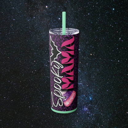 Spooky Mama Glossy Tumbler - MindLight Apparel - Spooky Mama Glossy Tumbler - Glossy - Mint - 