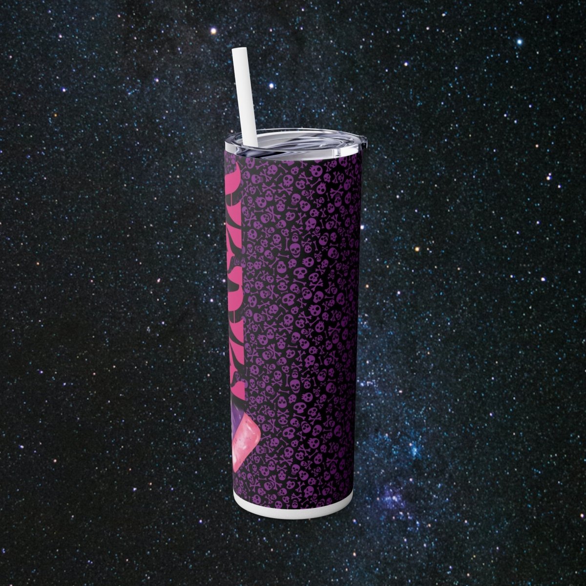 Spooky Mama Glossy Tumbler - MindLight Apparel - Spooky Mama Glossy Tumbler - Glossy - White - 