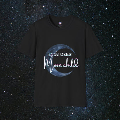 Stay Wild Women's Softstyle T-Shirt - MindLight Apparel - Stay Wild Women's Softstyle T-Shirt - Black - XS -