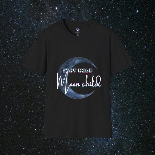 Stay Wild Women's Softstyle T-Shirt - MindLight Apparel - Stay Wild Women's Softstyle T-Shirt - Black - XS -