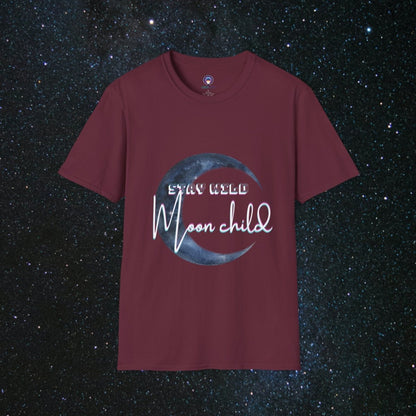 Stay Wild Women's Softstyle T-Shirt - MindLight Apparel - Stay Wild Women's Softstyle T-Shirt - Maroon - S -
