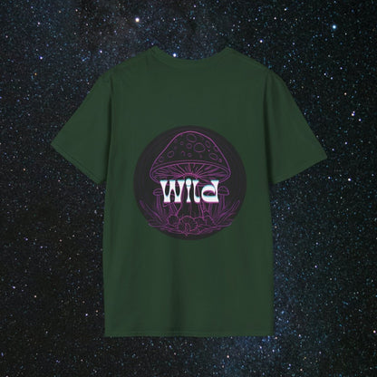 Stay Wild Women's Softstyle T-Shirt - MindLight Apparel - Stay Wild Women's Softstyle T-Shirt - Tropical Blue - S -