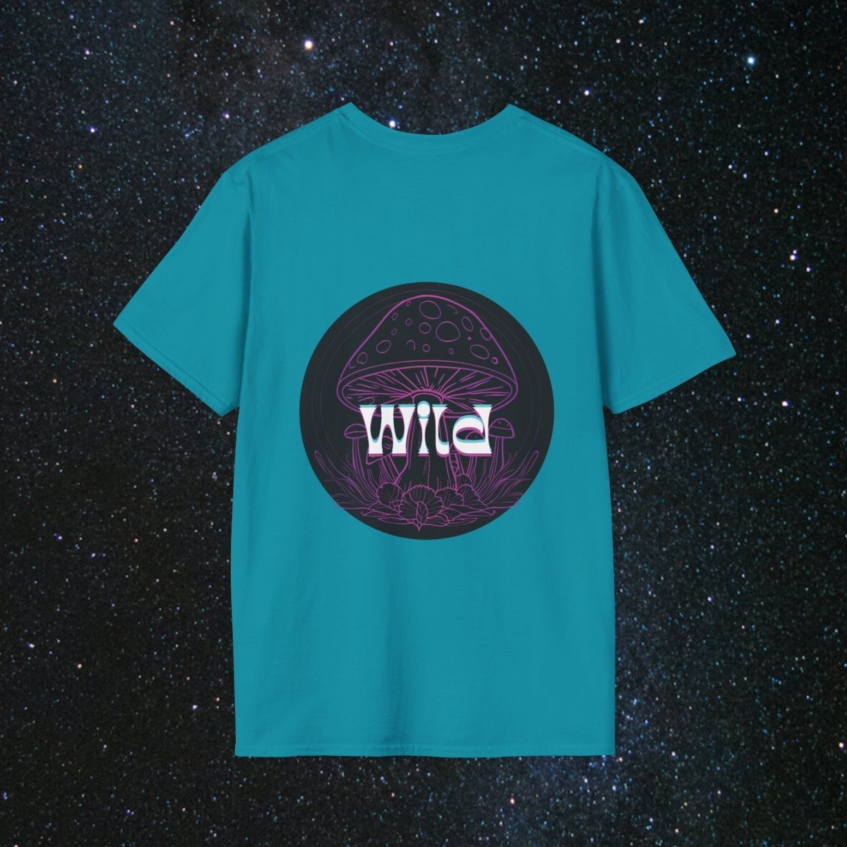 Stay Wild Women's Softstyle T-Shirt - MindLight Apparel - Stay Wild Women's Softstyle T-Shirt - Tropical Blue - S -