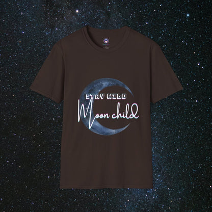 Stay Wild Women's Softstyle T-Shirt - MindLight Apparel - Stay Wild Women's Softstyle T-Shirt - Dark Chocolate - S -