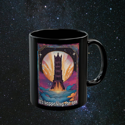 The Tower Black Mug - MindLight Apparel - The Tower Black Mug - 11oz - -