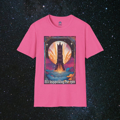 The Tower - Unisex Softstyle Tee - MindLight Apparel - The Tower - Unisex Softstyle Tee - Heather Heliconia - S -