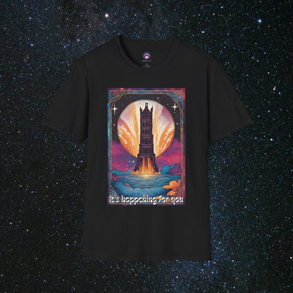 The Tower - Unisex Softstyle Tee - MindLight Apparel - The Tower - Unisex Softstyle Tee - Black - S -