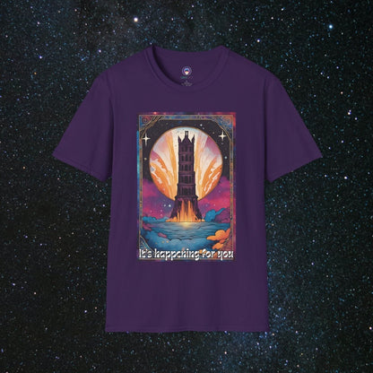 The Tower - Unisex Softstyle Tee - MindLight Apparel - The Tower - Unisex Softstyle Tee - Purple - S -