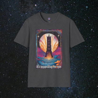 The Tower - Unisex Softstyle Tee - MindLight Apparel - The Tower - Unisex Softstyle Tee - Dark Heather - XS -